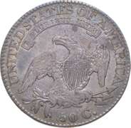 1825 Capped Bust Half Dollar - O-107