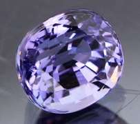 Vivid 1.47ct violet blue Tanzanite