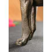 English Boxer Dog Bronze Sculpture