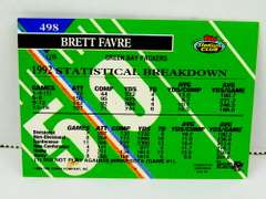 Brett Favre Stadium Club Football Card