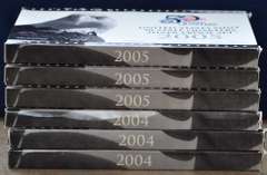 United States Mint 50 State Quarters Silver Proof Sets 2004-2005 3 Of Each