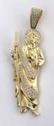 Yellow Gold Religious Saint Pendant