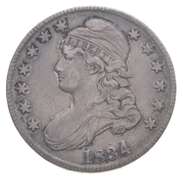 1834 Capped Bust Half Dollar