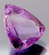 Glittering 11.63ct trillion cut Bolivian Amethyst