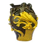 Vase Planter Bronze Statue
