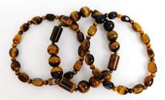 3 Tiger Eye Stretch Bracelets