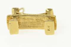 14K Yellow Gold 3D Brooklyn Bridge NYC New York Souvenir Charm/Pendant