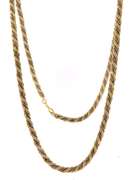 Majestic 18kt Two Tone Rope Chain Necklace