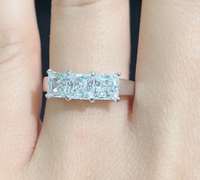 14kt Solid White Gold Ring