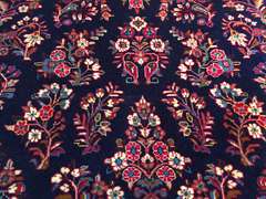 Authentic Persian Sarouk Rug 4x7