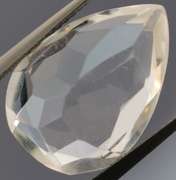 Gem grade 12.44ct pear cut Quartz