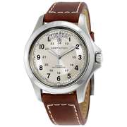 Hamilton Swiss Khaki Automatic Silver Dial Watch.