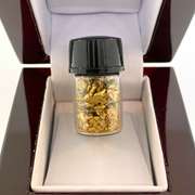 Minature Vial Filled with Pure Gold