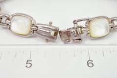 Mother of Pearl Silver Bracelet