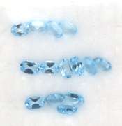 Stunning Parcel of Oval Cut Blue Topaz, 14.55 ct
