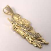 Yellow Gold Religious Saint Pendant
