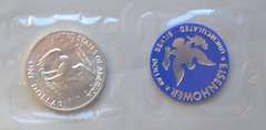 6 1972 Blue Pack Ike Silver Dollars