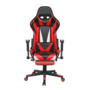 Gaming Chair Adjustable Armrest with Footrest