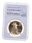 PF70 UCAM 1993-W $50 American Gold Eagle - Graded NGC