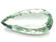 Fabulous Pear Shaped Green Amethyst, 30.94ct!