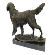 Golden Retriever Bronze Sculpture