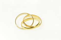 18K Yellow Gold Cartier Trinity Rolling Three Band Designer Ring