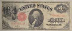 $ 1 Landing Of Columbus Series 1917 US Note