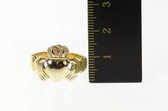 9K Yellow Gold Traditional Irish Celtic Claddagh Wedding Ring