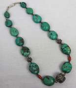 2 Lot of Turquoise and Coral Necklaces
