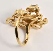 Nugget Ring with Color