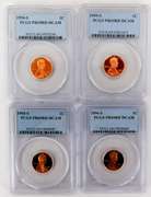 4 Graded U.S. Penny's