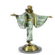Fashion Runway Designer Bronze Sculpture