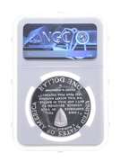 PF70UCAM 1991-1995-W World War II Anniv Commem. Silver Dollar NGC