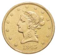 1843-O $10 Liberty Head Gold Eagle