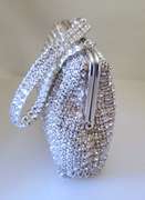 Luxurious and elegant ladies crystals evening purse / clutch hand made in the Czech Republic