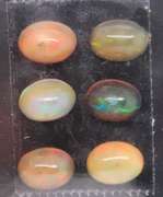 Exquisite Group of 6 Oval Cut Opal Gemstones, 5.05cts