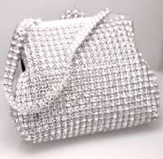 Luxurious and elegant ladies crystals evening purse / clutch hand made in the Czech Republic