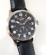 Citizen Pilot Style 3H 37mm large numeric markers new with tag