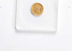 1859-C $1 Indian Princess Head Gold Dollar Piece - Type-3