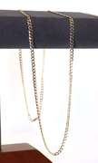 Gentle 14kt Yellow Gold Curb Chain Necklace