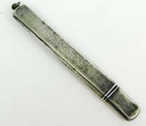 Antique Sterling Equestrian Pencil or Needle Case