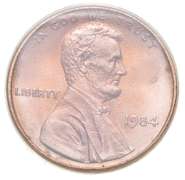 1984 Lincoln Memorial Cent