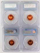4 Graded U.S. Penny's