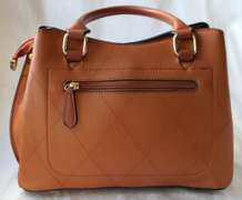 Fine Leather Bag with Designer look