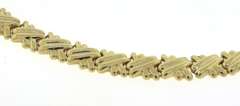 Outstanding Yellow Gold Stampato X Necklace