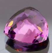 Glittering 8.01ct trillion cut Bolivian Amethyst