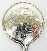 Vintage Sterling Silver Miniature Hand Mirror