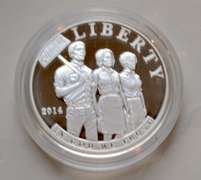 2014 Civil Rights Act of 1964 Proof Silver Dollar