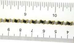 Gorgeous Yellow Gold Sapphire & Diamond S Link Bracelet