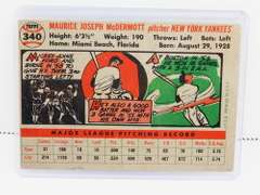 1956 Mickey McDermott Baseball Card